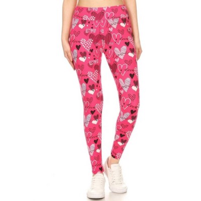Women's Valentines Heart Leggings - LOVE IT
