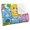 Care Bears Very Many Bears Pattern Silky Touch Blanket White 50X60 - 3 of 4