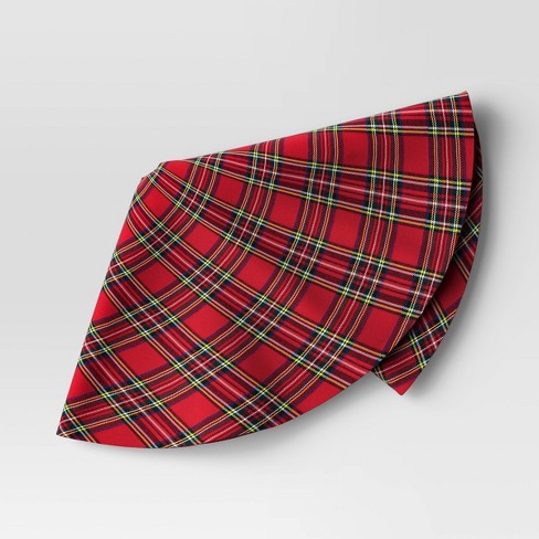 Plaid xmas tree skirt best sale