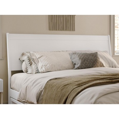 AFI Furnishings Casanova King Solid Wood Panel Headboard in White