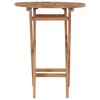 vidaXL Folding Patio Table 23.6 in. Solid Wood Teak - 3 of 4