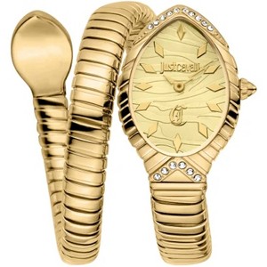 Just Cavalli Women's Unica Snake Gold Dial Watch - JC1L322M0025 - 1 of 1