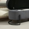 CENGHU Storage Ottoman, Bedroom End Bench, Upholstered Fabric Storage Ottoman, Entryway Footstool, Ottoman Bench for Living Room & Bedroom - 4 of 4