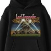 Led Zeppelin Searchlight Poster Long Sleeve Youth Black Hooded Sweatshirt - 2 of 3