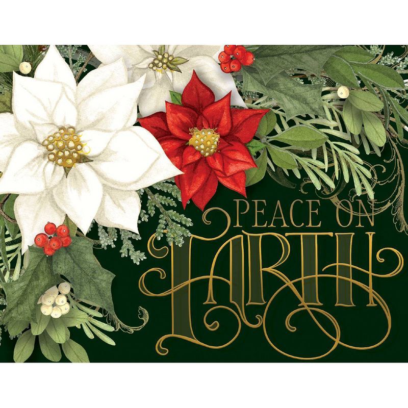 LANG 18ct &#39;Peace On Earth&#39; Boxed Holiday Greeting Card Pack, 2 of 5