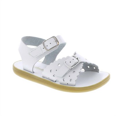 Girl Ariel White Sandals - FootmateS