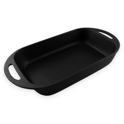 Old Mountain Pre-Seasoned Cast Iron 8 inch Square Baking Pan, Black