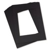 Pacon® Pre-Cut Mat Frames, 11.5" x 16.75" Frame, 8" x 10.75" Window, Black, 12 Per Pack, 2 Packs - 2 of 4