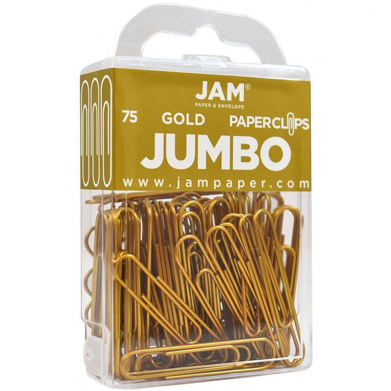 JAM Paper 2" 75pk Colorful Jumbo Paper Clips - Large, 3 of 7