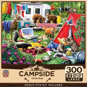 MasterPieces 300 Piece EZ Grip Jigsaw Puzzle - Critter Chaos - 18"x24" - 1 of 4