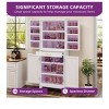 Freestanding Metal Kitchen Pantry Storage Cabinet with Doors and Adjustable Shelves, Metal Storage Cupboard with Large Drawer for Kitchen - 4 of 4