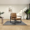 accent arm chair with Extra thick padded backrest and seat cushion - 2 of 4