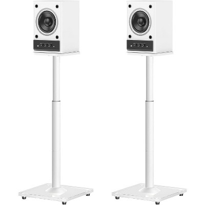 Paaaawaters Universal Speaker Stands Height Adjustable 28"-37.4", Bookshelf Speaker Stand Pair for Satellite Studio Large Speakers Up to 22 lbs