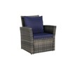 7 Pcs Pe/Rattan Outdoor Furniture Set Patio Furniture Set 9 Seater - 4 of 4