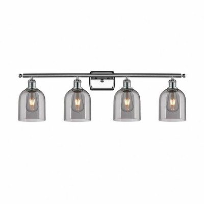 Bella - 4 Light Bath Vanity In Industrial Style-10.5 Inches Tall and 35.5 Inches Wide