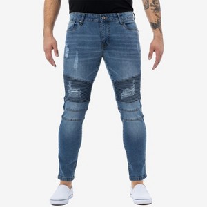 RAW X Men's Slim Fit Moto Detail Stretch Jeans - 1 of 4