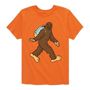 Boys' - Instant Message - Sasquatch Backpack Short Sleeve Graphic T-Shirt - 1 of 4