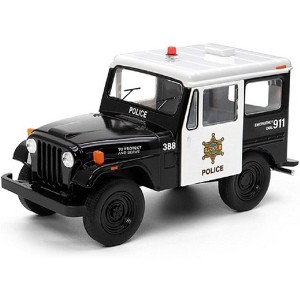 KiNSMART 1971 Jeep DJ-5B 1:26 Scale 5" Die Cast Metal Model Toy Truck (Police) - 1 of 1