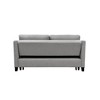 69" Convertible Sleeper Sofa Bed, Loveseat with Pullout Bed and Reclining Backrest, Ideal for Living Room Office Apartment Bedroom, Light Gray - 2 of 4