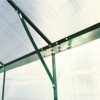 NicBex 6.3'*4.2'*7' Durable Polycarbonate Greenhouse Walk-in Greenhouse Kit with Rain Gutter, Ventilation for Backyard, Lawn, Green - 4 of 4