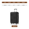 20 Inch Luggage Suitcases with Spinner Wheels Expandable Hardside Luggage Lightweight Suitcase,20" Checked Luggage Black - 4 of 4