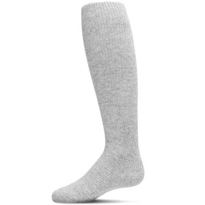 Memoi Pinned Ribbed Cotton Blend Basic Girls Tights - 1 of 2