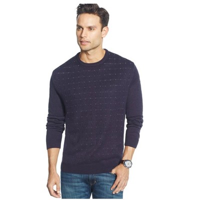 Weatherproof Mens Pin Dot Pullover Sweater
