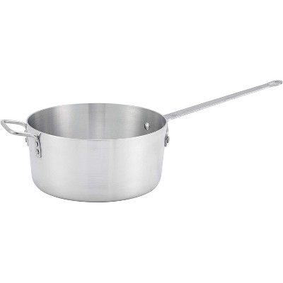 Aluminum Pot with Lid Winco 14" x 10-1/4" Sauce Pot with Cover 