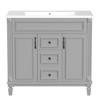 Modern 36" Freestanding Bathroom Vanity with Sink Combo and Storage Cabinet - image 2 of 4