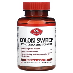 Olympian Labs Colon Sweep, Total Cleansing Formula, 60 Veggie Capsules - 1 of 4