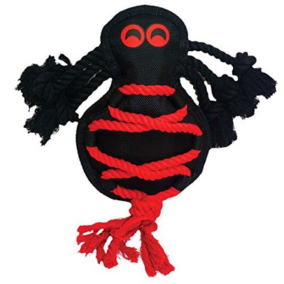 Multipet Cross-Ropes Halloween Spider Dog Toy