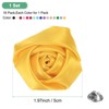 Unique Bargains Handmade Men Suits Formal Boutonnieres Wedding Corsage Lapel Pin Flower Brooch Butterfly Buckle 16 Pcs Mutilcolor - 3 of 4