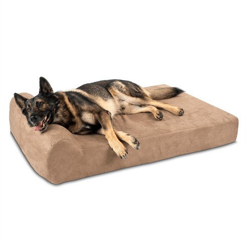 Big Barker 7 Pillow Top Orthopedic Dog Bed Headrest Edition, Giant, Khaki