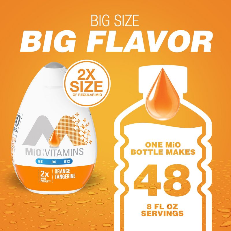 MiO Orange Tangerine Liquid Water Enhancer - 3.24 fl oz Bottle, 5 of 10
