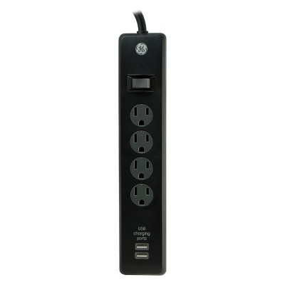 Surge Protector, 4 Outlet, 450 Joules, 4-ft Cord