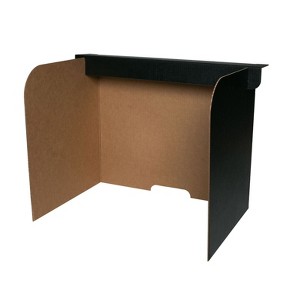 Flipside Products Large Desktop Privacy Screen, 22" x 18" x 16", Pack of 24 - 1 of 1