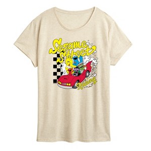 Women's - Sesame Street - SS Racing Short Sleeve Graphic T-Shirt - 1 of 4
