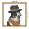 Amanti Art The Boys VIII Dog by Myles Sullivan Canvas Wall Art Print Framed 16-in. x 16-in. - 4 of 4