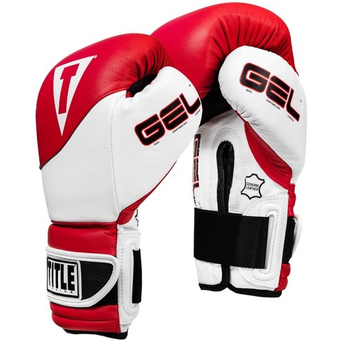 Title white hot sale boxing gloves