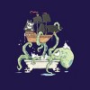 Junior's Design By Humans Kraken in the Tub By Handclones T-Shirt - 2 of 3