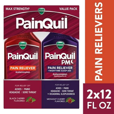 Vicks PainQuil Assorted Pain Reliever 2 - 12 fl oz Bottles