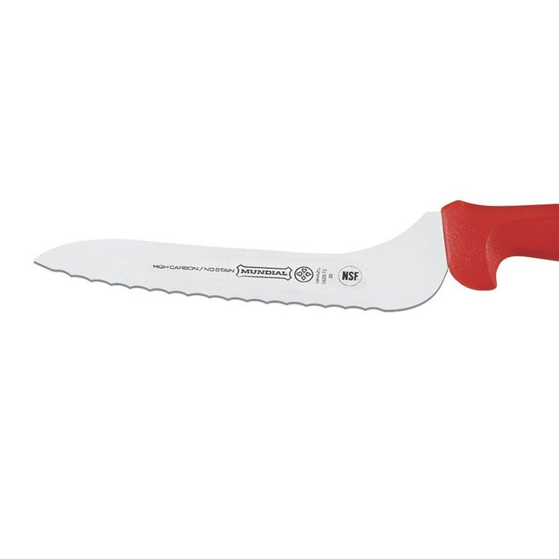 Mundial R5620-7E 7-Inch Offset Serrated Edge Sandwich Knife, Red, 3 of 4
