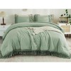 BAGOKIE 3 Pieces Boho Tassel Bed in a Bag Comforter Set - 2 of 4