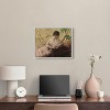 Art Remedy Parisienne reading by Albert Edelfelt Classic Landscape and Portrait Wall Art Framed - 2 of 4