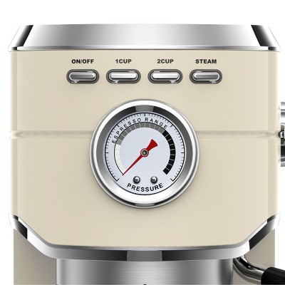 Casabrews Yellow 20-Bar Espresso Machine with Steam Wand