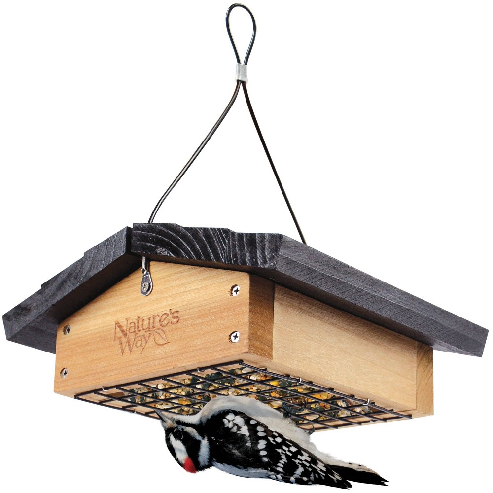 Photos - Bird Feeder / Water Bottle Nature's Way Bird Products Cedar Suet Upside-Down Bird Feeder 1 Cake