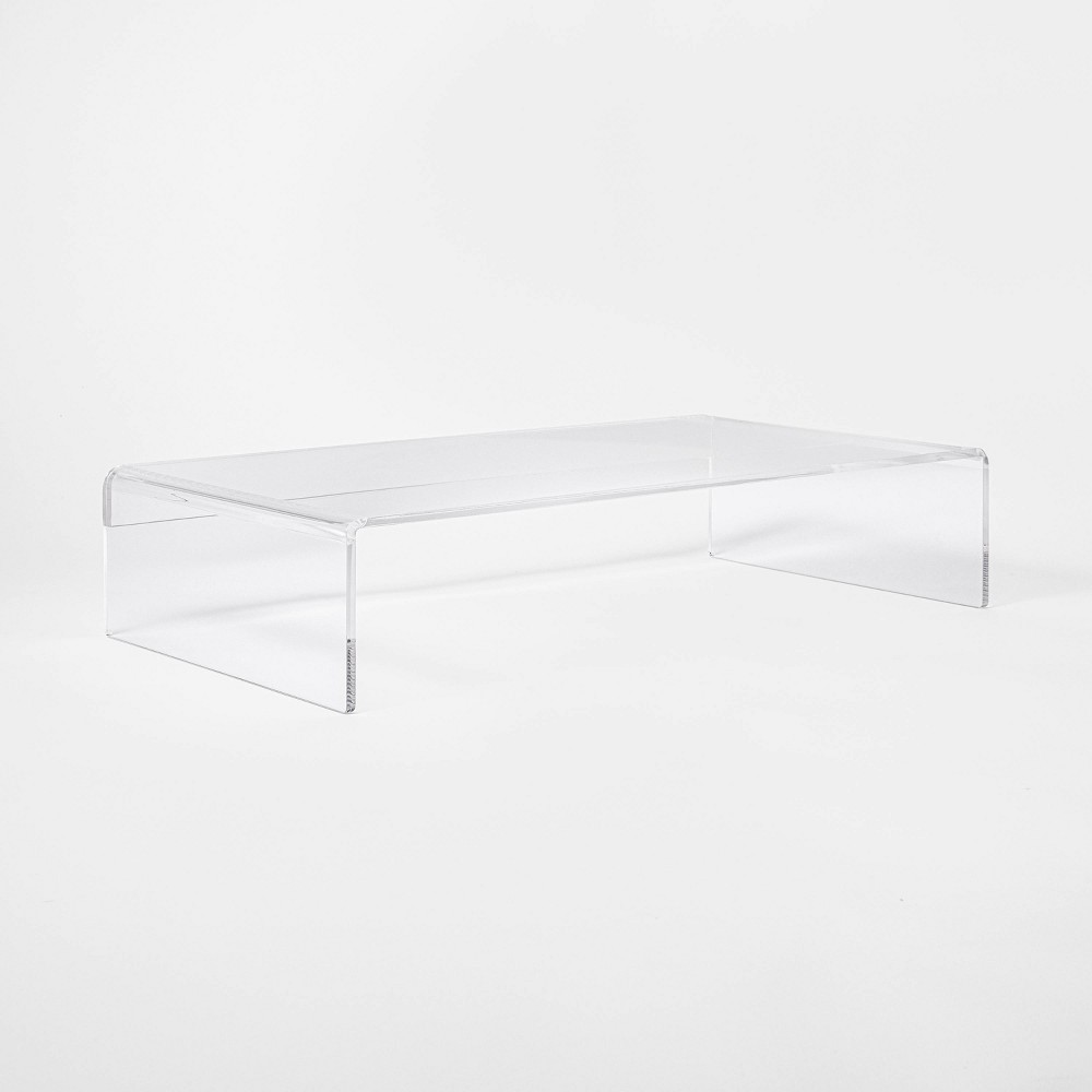 Photos - Desk Organiser Acrylic Monitor Stand Clear - Threshold™