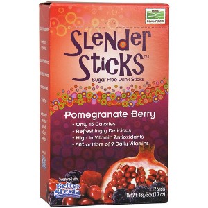 Pomegranate Berry Sugar Free Drink Sticks by Now Foods  -  12 (1.7 oz ea) Sticks - 1 of 2