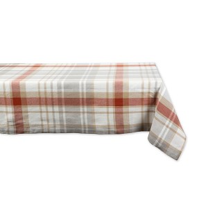 Design Imports Thanksgiving Cozy Picnic Plaid Tablecloth - 1 of 4