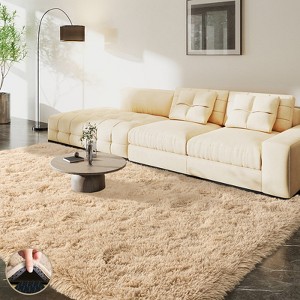 LOVEVOOK 4x6 Feet Area Rugs for Living Room Bedroom, Non-Slip Rug, Carpet for Home Dorm Decor, Comes with 4 Carpet Anti Slip Stickers - 1 of 4